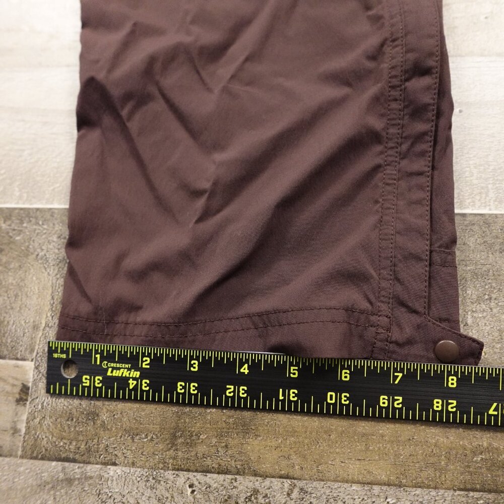 REI CO-OP Sahara Convertible Pants 28" Inseam men's 38x28 dark reddish brown - Picture 10 of 15